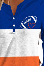 Load image into Gallery viewer, Ball Graphic Notched Neck Top