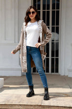 Load image into Gallery viewer, Open Front Long Sleeve Hooded Cardigan