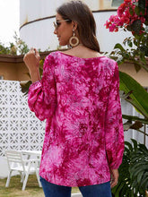 Load image into Gallery viewer, V-Neck balloon Sleeve Floral Blouse