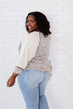 Load image into Gallery viewer, Jodifl Bestie Full Size Run Leopard Baseball Tee