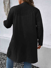 Load image into Gallery viewer, Plus Size Button Down Longline Cardigan