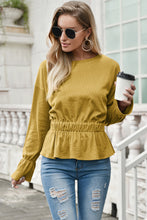 Load image into Gallery viewer, Elastic Waist Drop Shoulder Top