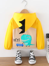 Load image into Gallery viewer, Kids Color Block Zip Up Hoodie
