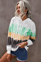 Load image into Gallery viewer, Tie-Dye Drawstring Pullover Hoodie
