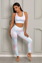 Load image into Gallery viewer, Tie-dye Print Sport Bra Legging Set