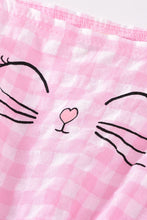 Load image into Gallery viewer, Baby Plaid Cat Graphic Bodysuit