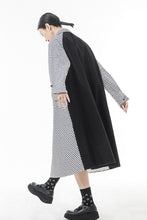 Load image into Gallery viewer, Printed Two-Tone Button Down Shirt Dress