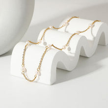 Load image into Gallery viewer, Freshwater Pearl 18K Gold-Plated Necklace