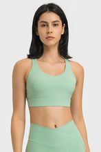 Load image into Gallery viewer, Breathable Crisscross Back Sports Bra