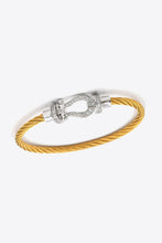Load image into Gallery viewer, Men Rhinestone Cable Bracelet