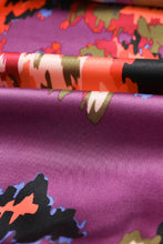 Load image into Gallery viewer, Abstract Print Belted Ruffle Hem Dress