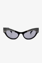 Load image into Gallery viewer, UV400 Rhinestone Trim Cat-Eye Sunglasses