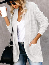Load image into Gallery viewer, Open Front Long Sleeve Cardigan