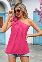 Load image into Gallery viewer, Tied One-Shoulder Blouse