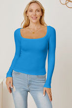 Load image into Gallery viewer, Square Neck Long Sleeve T-Shirt