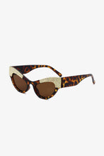 Load image into Gallery viewer, UV400 Rhinestone Trim Cat-Eye Sunglasses