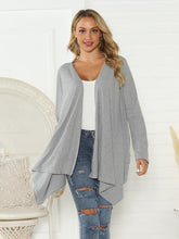 Load image into Gallery viewer, Floral Open Front Long Sleeve Cardigan