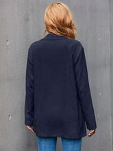 Load image into Gallery viewer, Corduroy Long Sleeve Blazer with Pockets