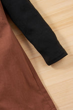 Load image into Gallery viewer, Girls Solid Decorative Buttons Dress Set