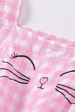 Load image into Gallery viewer, Baby Plaid Cat Graphic Bodysuit
