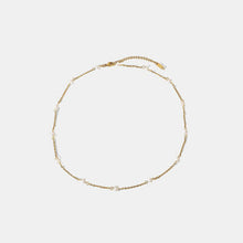 Load image into Gallery viewer, Freshwater Pearl 18K Gold-Plated Necklace