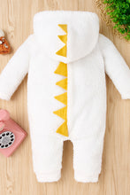 Load image into Gallery viewer, Baby Hooded Sherpa Jumpsuit