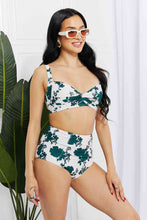 Load image into Gallery viewer, Marina West Swim Take A Dip Twist High-Rise Bikini in Forest