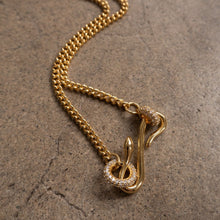 Load image into Gallery viewer, 18K Gold-Plated Copper Inlaid Zircon Necklace