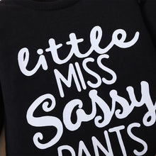 Load image into Gallery viewer, Graphic Top and Printed Flare Pants Set