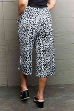 Load image into Gallery viewer, Ninexis Leopard High Waist Flowy Wide Leg Pants with Pockets