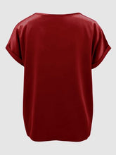 Load image into Gallery viewer, Round Neck Short Sleeve T-Shirt