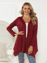 Load image into Gallery viewer, Floral Open Front Long Sleeve Cardigan