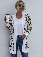 Load image into Gallery viewer, Leopard Open Front Cardigan