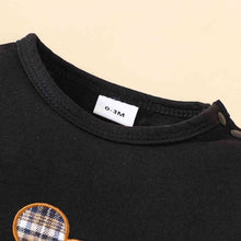 Load image into Gallery viewer, Baby MINI BOSS Bear Graphic Short Sleeve Romper