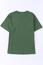 Load image into Gallery viewer, Graphic Round Neck Pocket Tee