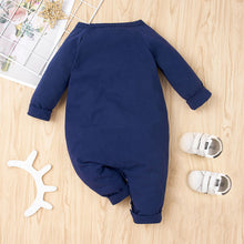 Load image into Gallery viewer, Baby Reindeer Applique Jumpsuit