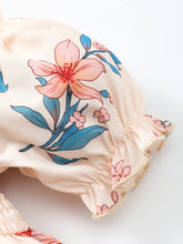 Load image into Gallery viewer, Baby Girl Floral Smocked Frill Trim Dress