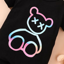 Load image into Gallery viewer, Baby Bear Graphic Short Sleeve Romper