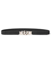 Load image into Gallery viewer, Zinc Alloy Buckle Elastic PU Belt