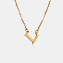 Load image into Gallery viewer, Copper Letter Pendant Necklace