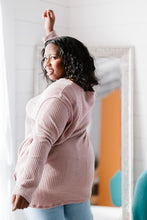 Load image into Gallery viewer, Jodifl Stay Awhile Full Size Run Waffle Knit Tee