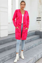 Load image into Gallery viewer, Printed Long Sleeve Cardigan with Pockets