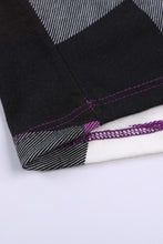 Load image into Gallery viewer, Plaid V-Neck Long Sleeve Top