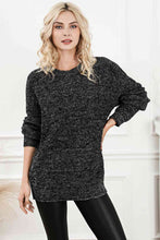 Load image into Gallery viewer, Round Neck Long Sleeve Sweater