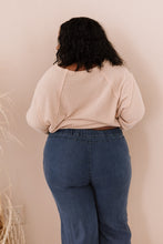 Load image into Gallery viewer, Jodifl Stay Awhile Full Size Run Waffle Knit V-Neck Tee