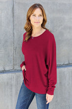 Load image into Gallery viewer, Double Take Full Size Round Neck Long Sleeve T-Shirt