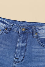 Load image into Gallery viewer, Distressed Flare Leg Jeans with Pockets