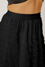 Load image into Gallery viewer, Ruched High Waist Tiered Skirt