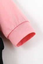 Load image into Gallery viewer, Girls Leopard Color Block Hoodie and Pants Set