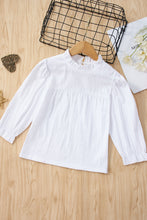 Load image into Gallery viewer, Girls Ruffle Collar Blouse and Skirt Set